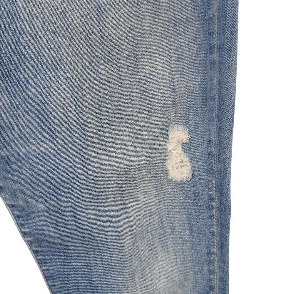 Mother The Stunner Ankle Fray Graffiti Girl Jeans 29 Medium Wash - Picture 9 of 14